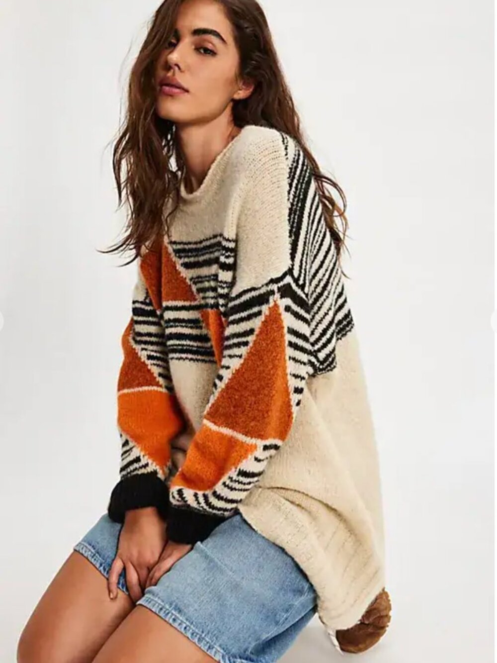 Free People Hidden Trails Pullover sweater